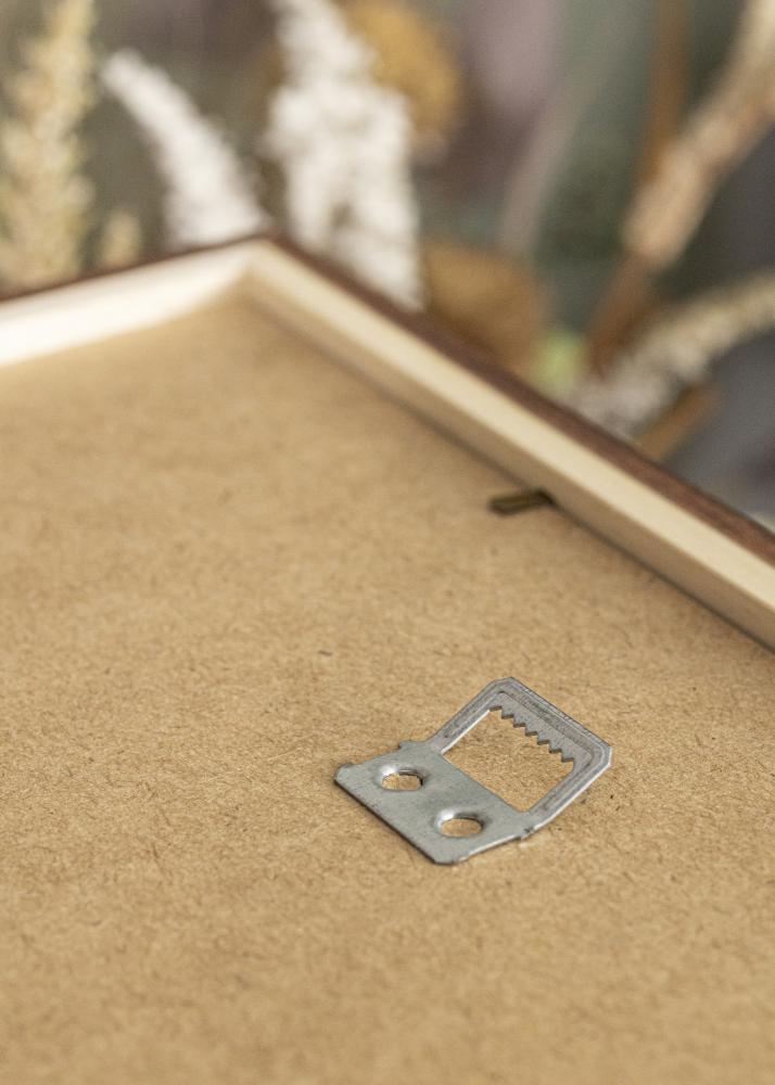 Kehys Stilren kuuma ruskea 40x40 cm - Passepartout Valkoista 28x28 cm