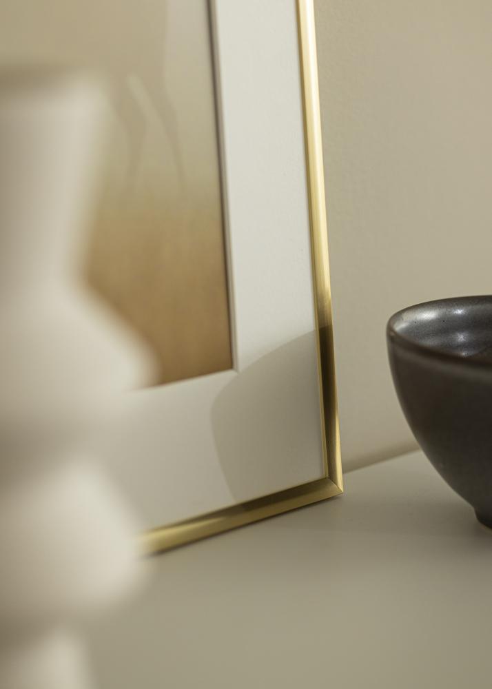 Kehys New Lifestyle Kulta 60x90 cm - Passepartout Valkoista 50x75 cm