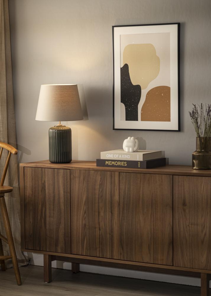 Kehys Scandi Matta Musta 60x70 cm - Passepartout Valkoista 20x24 inches