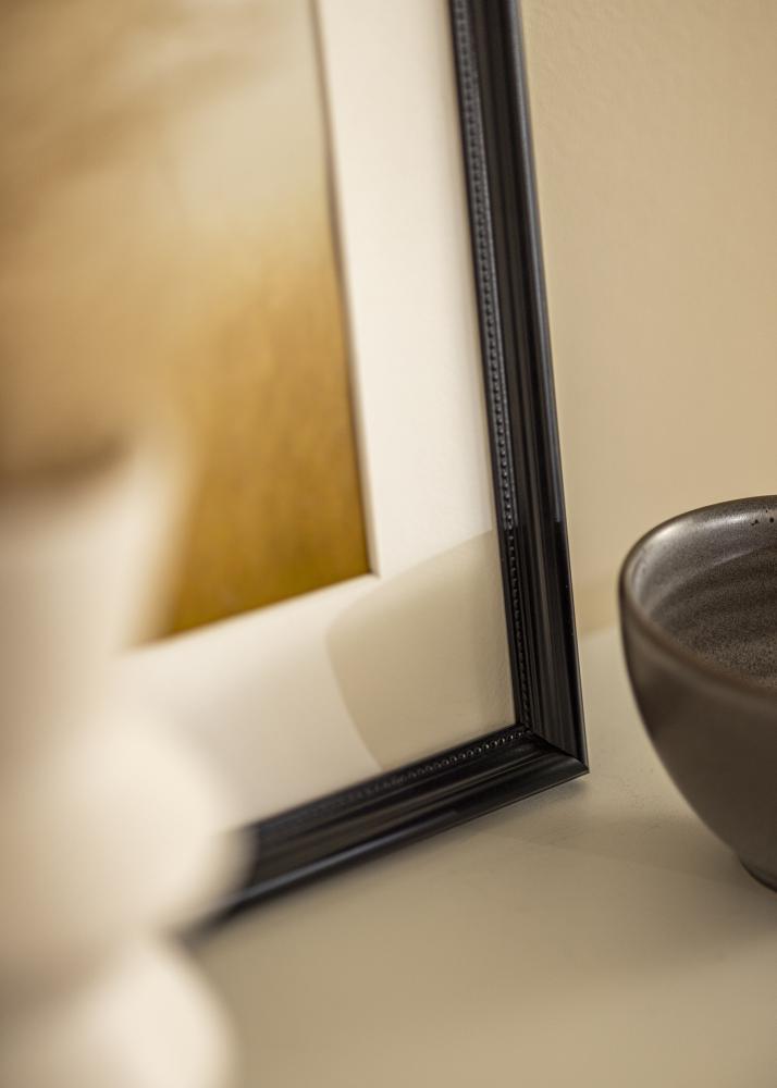 Kehys Gala Musta 13x18 cm - Passepartout Valkoista B7 88x125 mm