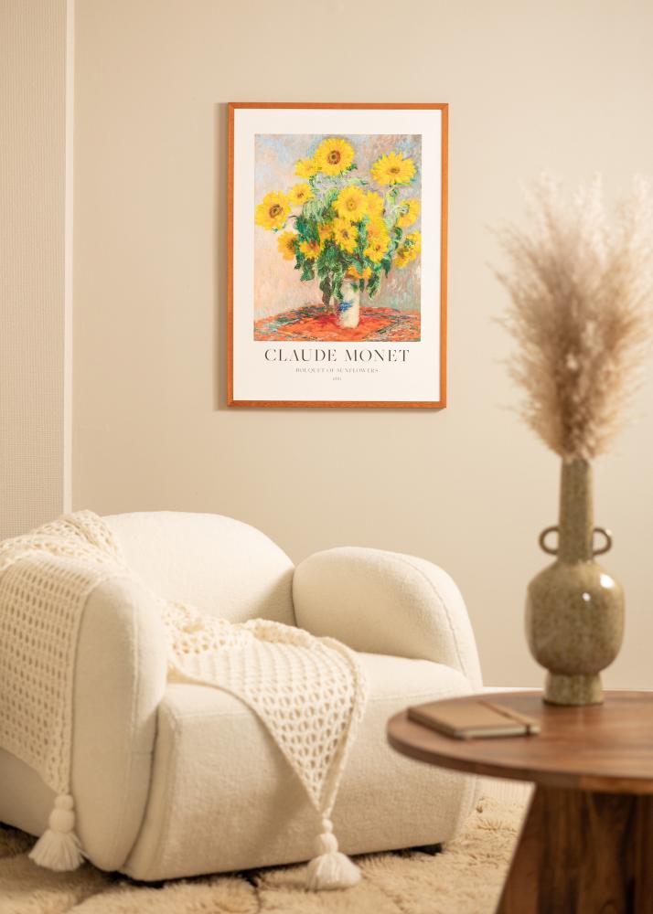 Kehys Ares Kirsikka 50x70 cm - Passepartout Valkoista 16x23 inches