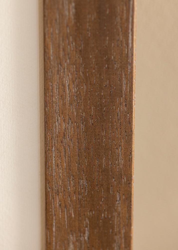 Kehys Juno Harmaa 70x100 cm - Passepartout Valkoista 62x93 cm