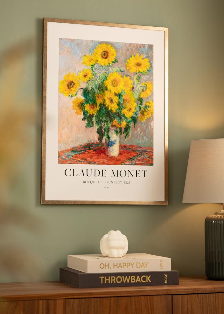 Kehys Ares Messinki 40x50 cm - Passepartout Valkoista 29,7x42 cm