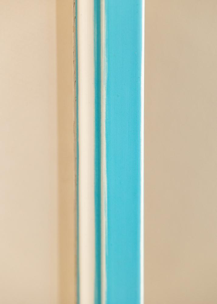 Kehys Diana Vaaleansininen 30x40 cm - Passepartout Valkoista 8x12 inches