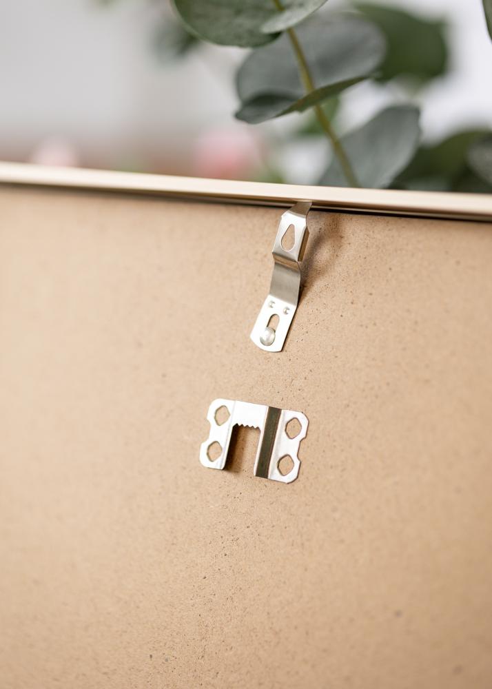 Alumiinikehys Messinki 70x100 cm - Passepartout Valkoista 24x36 inches