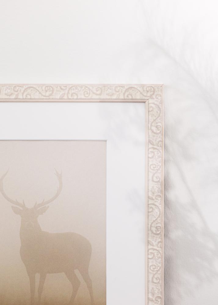 Kehys Milton Akryylilasi Valkoinen 40x60 cm