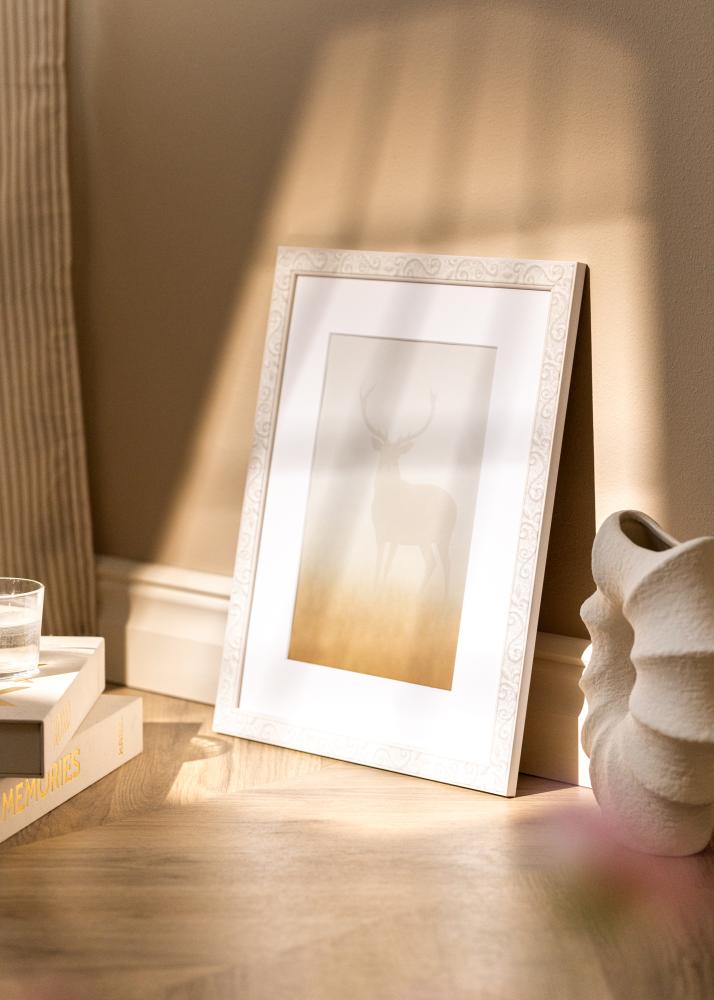 Kehys Milton Akryylilasi Valkoinen 40x60 cm