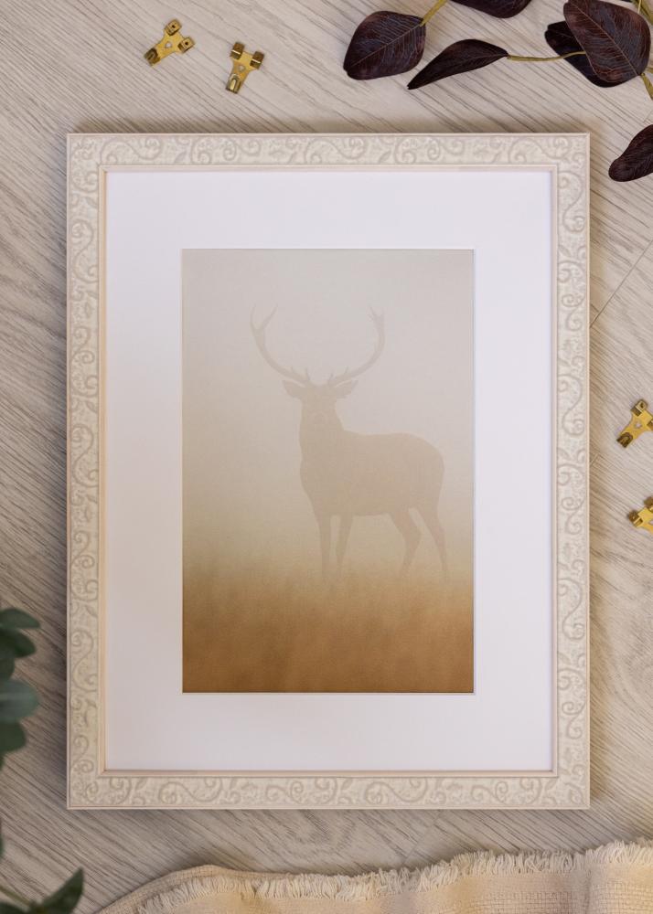 Kehys Milton Akryylilasi Valkoinen 40x60 cm