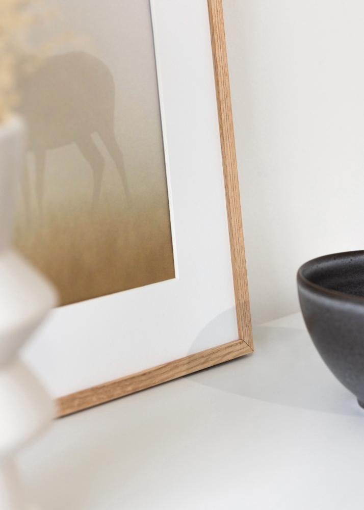 Valokuvakehys Ohut Tammi Akryylilasi 28x35 cm