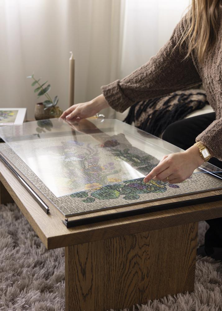 Palapelikehys Musta 60x80 cm