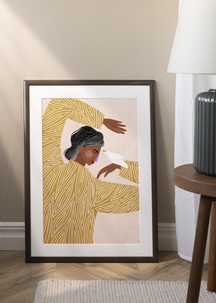 Kehys Dorset Akryylilasi Tummanharmaa 21x29,7 cm (A4)