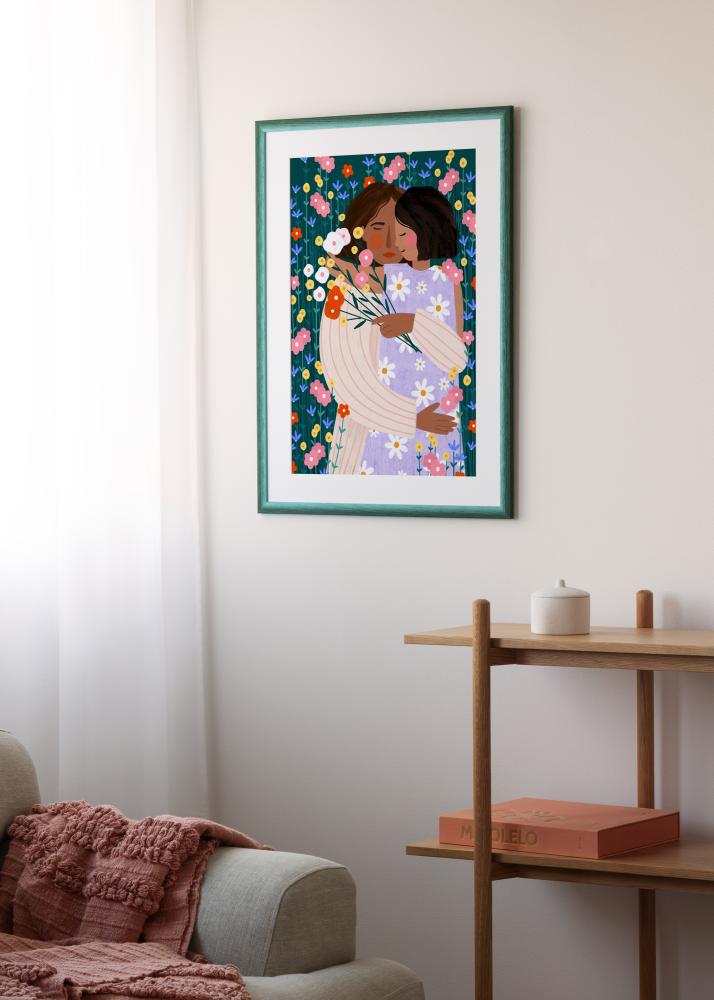 Kehys Cornwall Akryylilasi Tummanvihreä 40x50 cm