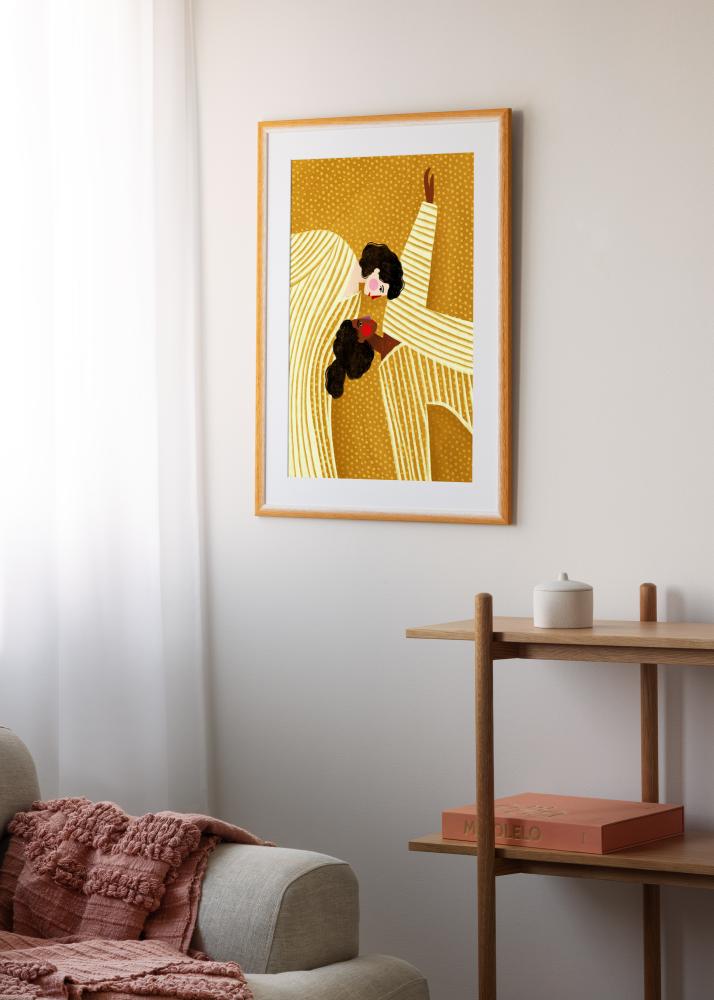 Kehys Cornwall Akryylilasi Kulta 50x50 cm