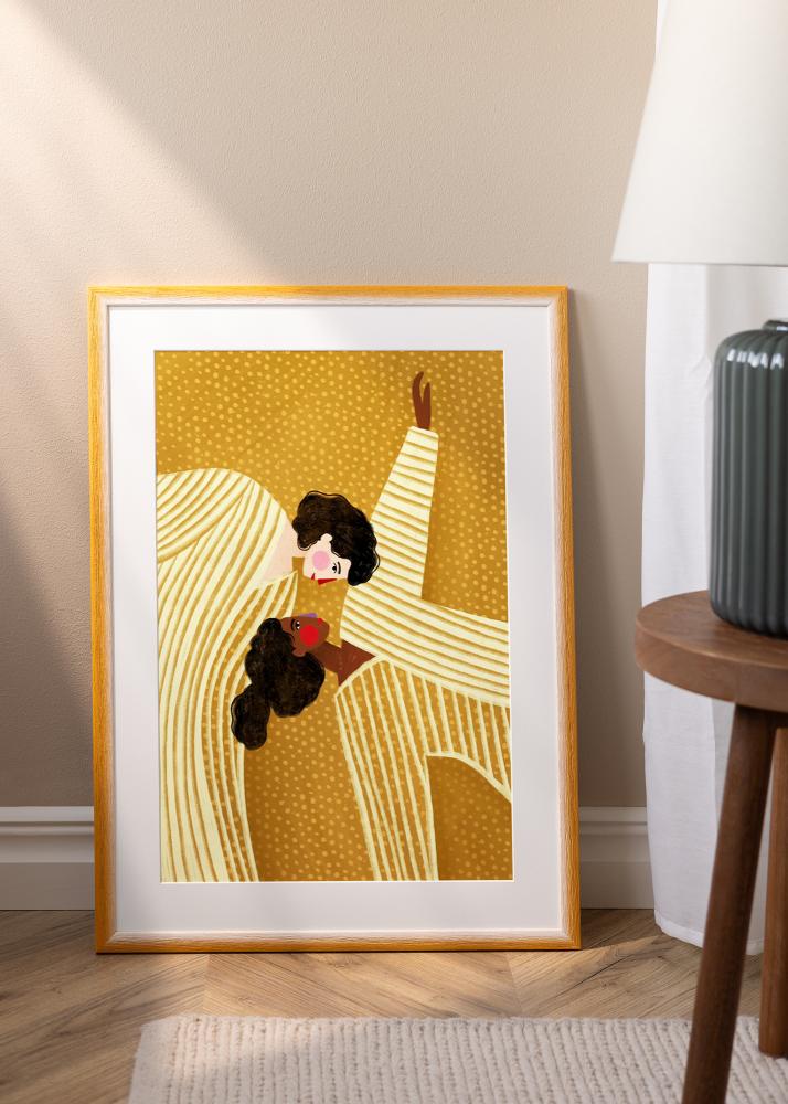 Kehys Cornwall Akryylilasi Kulta 50x50 cm