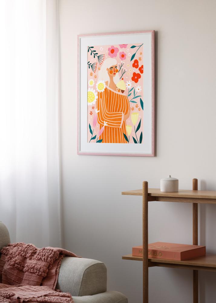 Kehys Cornwall Akryylilasi Vaaleanpunainen 21x29,7 cm (A4)