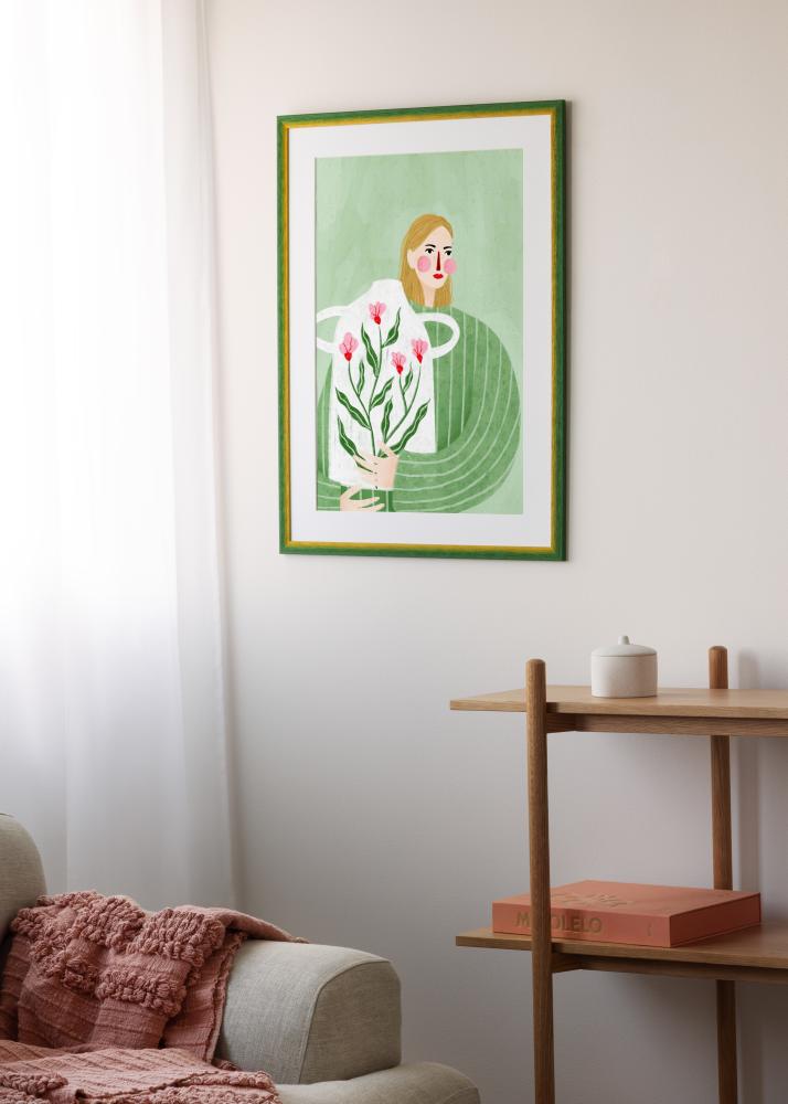 Kehys Cornwall Akryylilasi Vihreä 30x30 cm