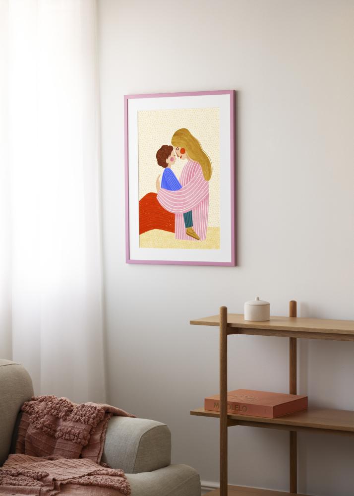 Kehys Kent Akryylilasi Vaaleanpunainen 42x59,4 cm (A2)