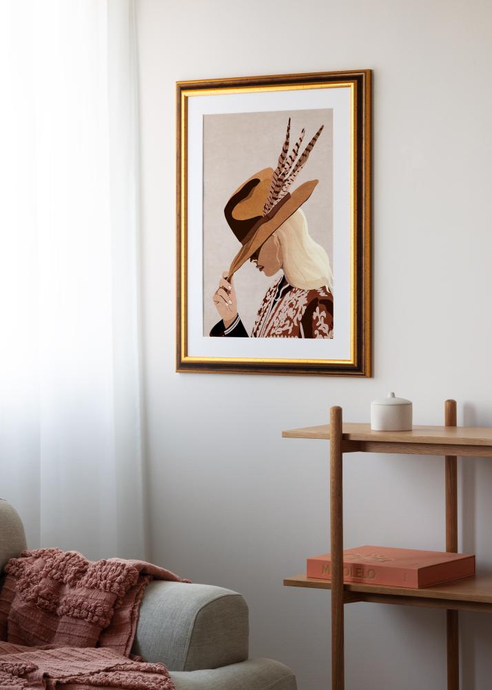 Kehys Aberystwyth Akryylilasi Kulta 21x29,7 cm (A4)