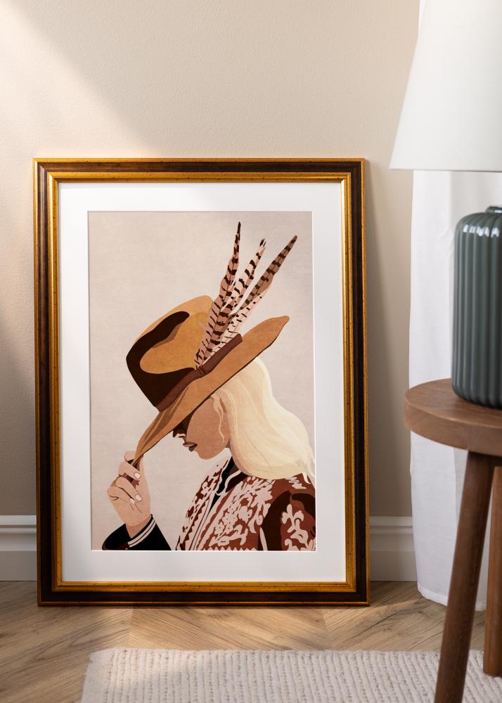 Kehys Aberystwyth Akryylilasi Kulta 21x29,7 cm (A4)