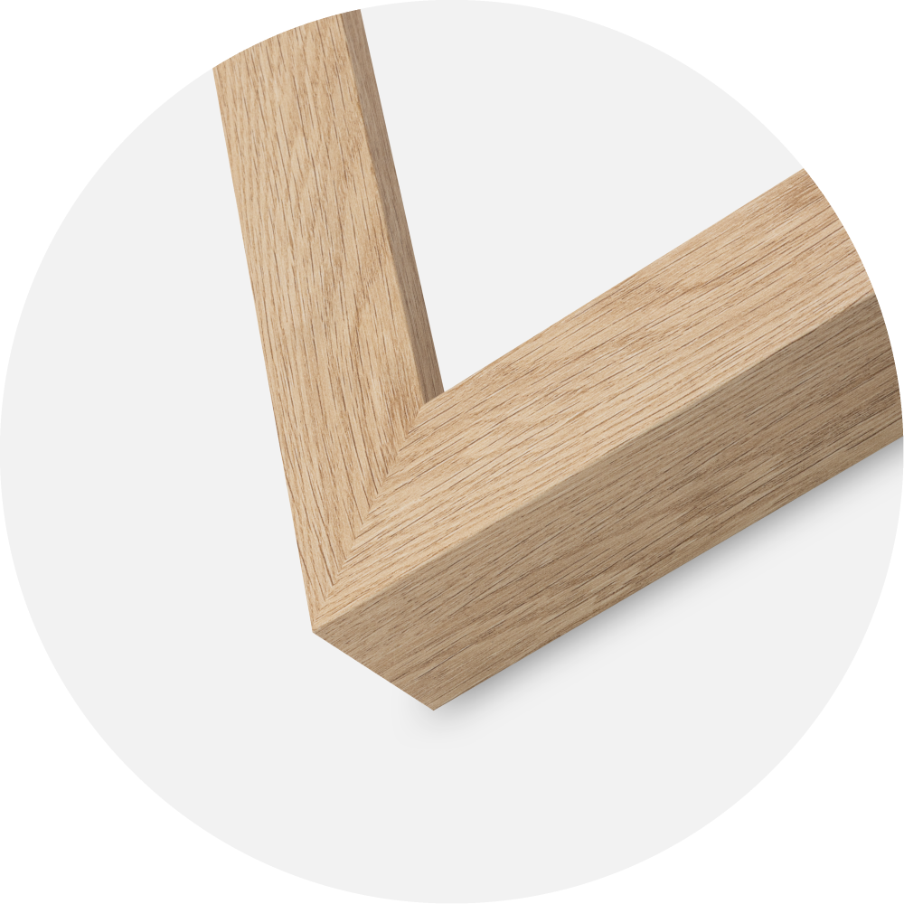 Kehys Wells Akryylilasi Tammi 40x40 cm