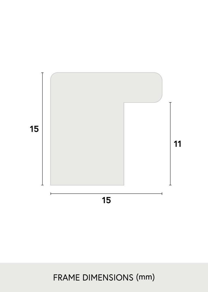 Kehys Vemdalen Akryylilasi Tammi 48x67 cm