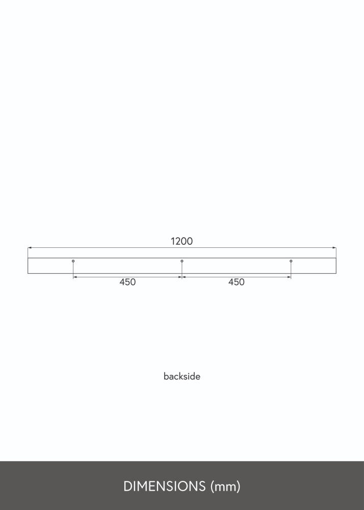 KAILA Tauluhylly Tammi 120 cm