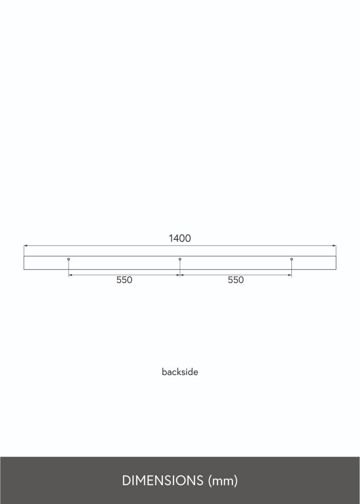 KAILA Tauluhylly Tammi 140 cm