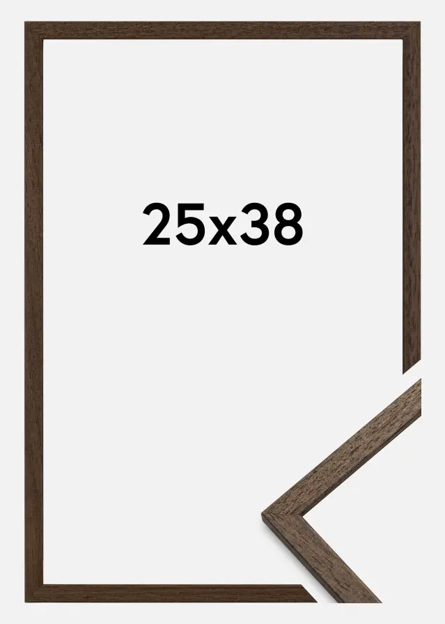 Kehys Edsbyn Akryylilasi Saksanpähkinä 25x38 cm