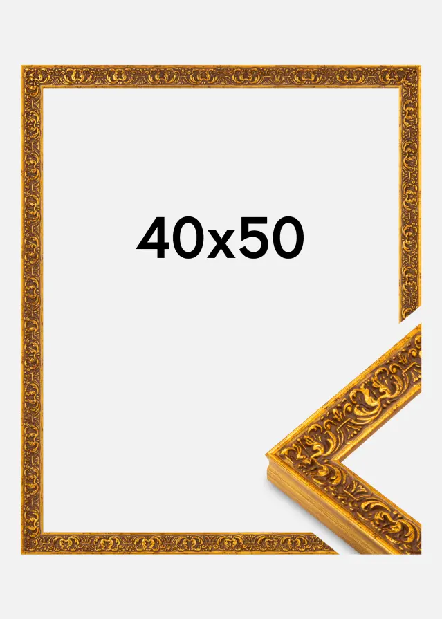 Kehys Amber Akryylilasi Kulta 40x50 cm