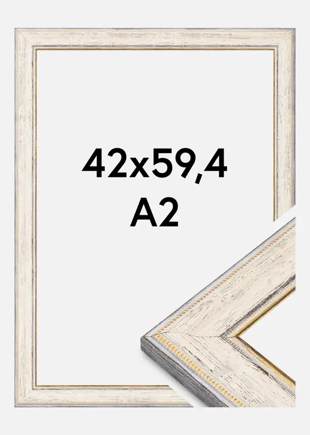 Kehys Fabriano Akryylilasi Valkoinen 42x59,4 cm (A2)