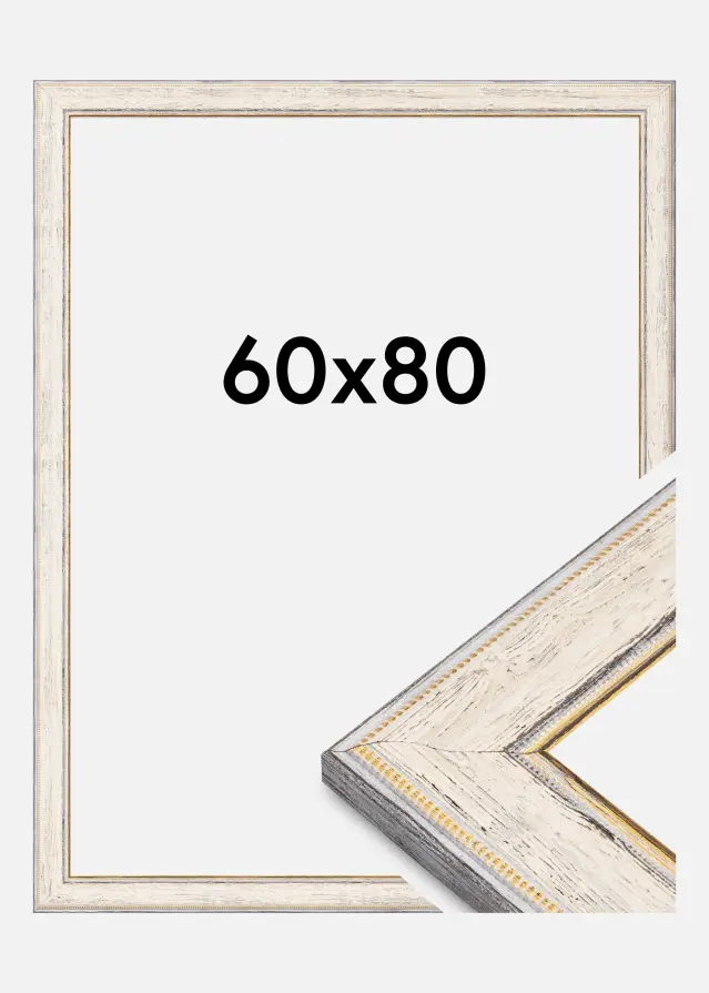 Kehys Fabriano Akryylilasi Valkoinen 60x80 cm