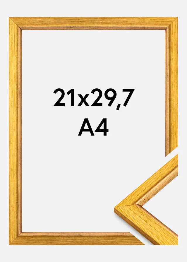 Kehys Marisa Akryylilasi Kulta 21x29,7 cm (A4)