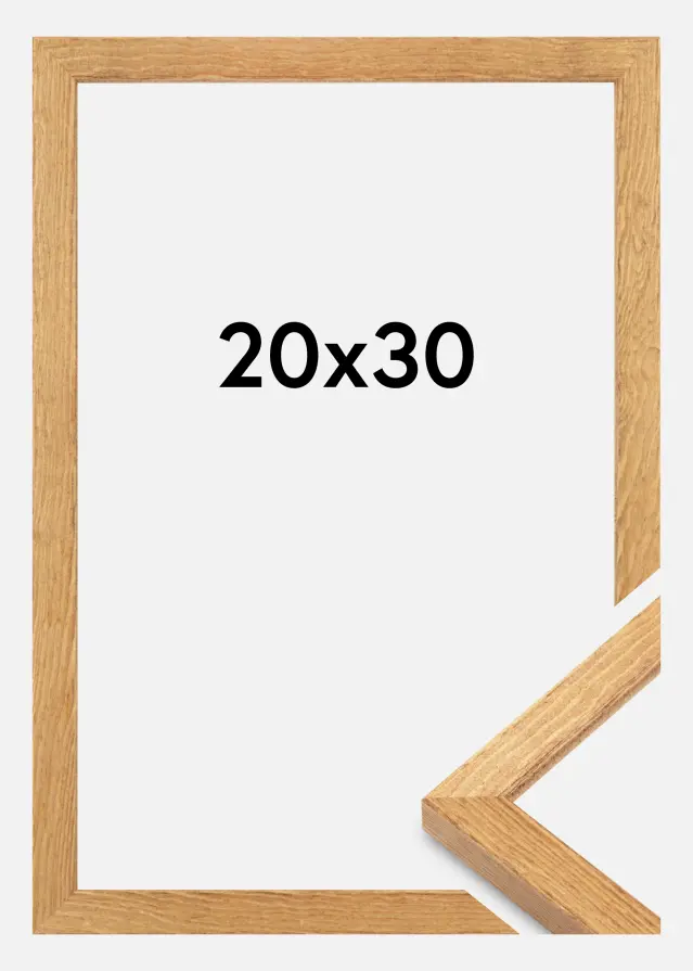 Kehys Tulipa Akryylilasi Massiivinen tammi 20x30 cm