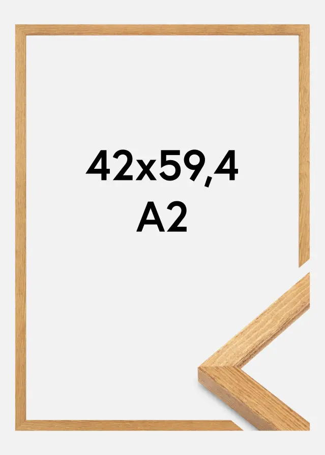 Kehys Tulipa Akryylilasi Tammi 42x59,4 cm (A2)