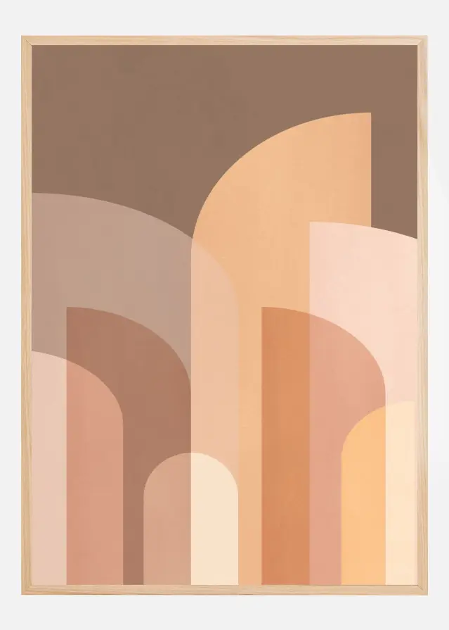 Retro Geometric II Juliste