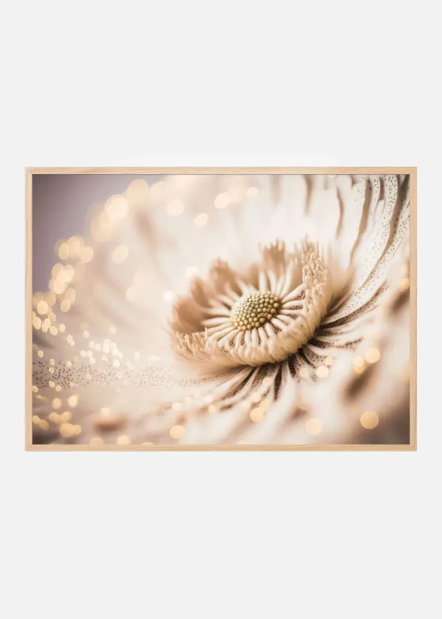 Beige Coral Flower Juliste