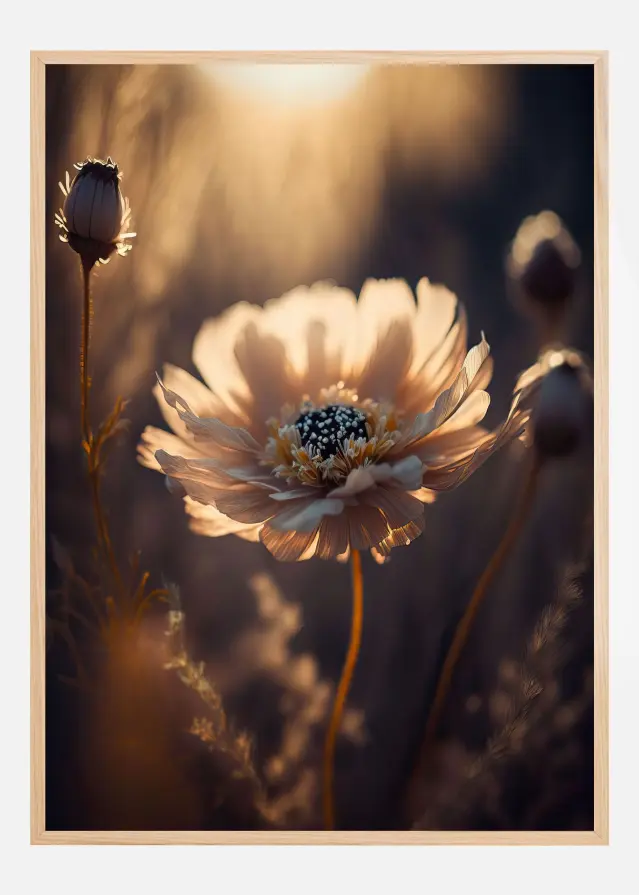 Flower in Morning Sun Juliste