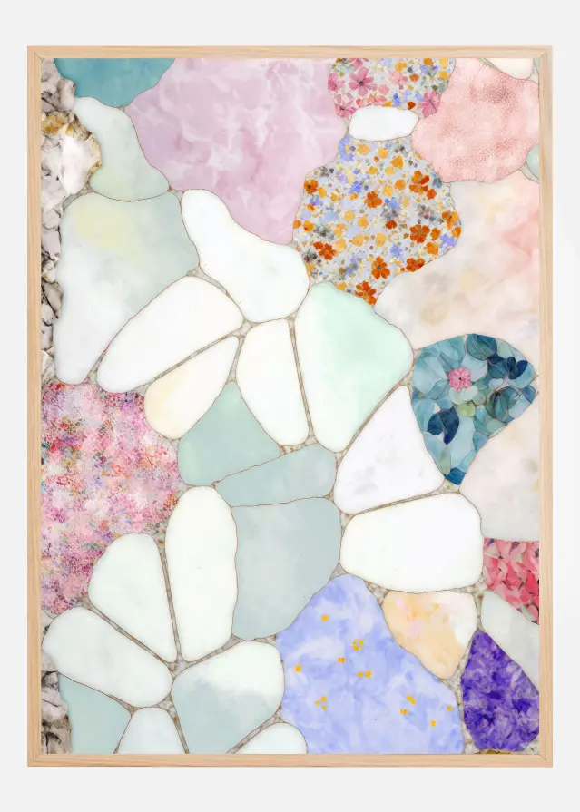Floral Mosaic Juliste