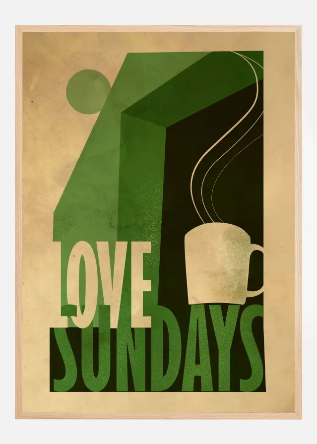 Love Sunday print Juliste