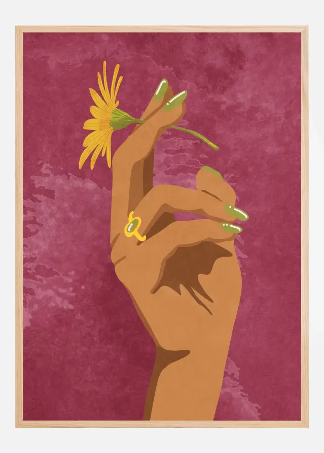 Smoking Flower Juliste