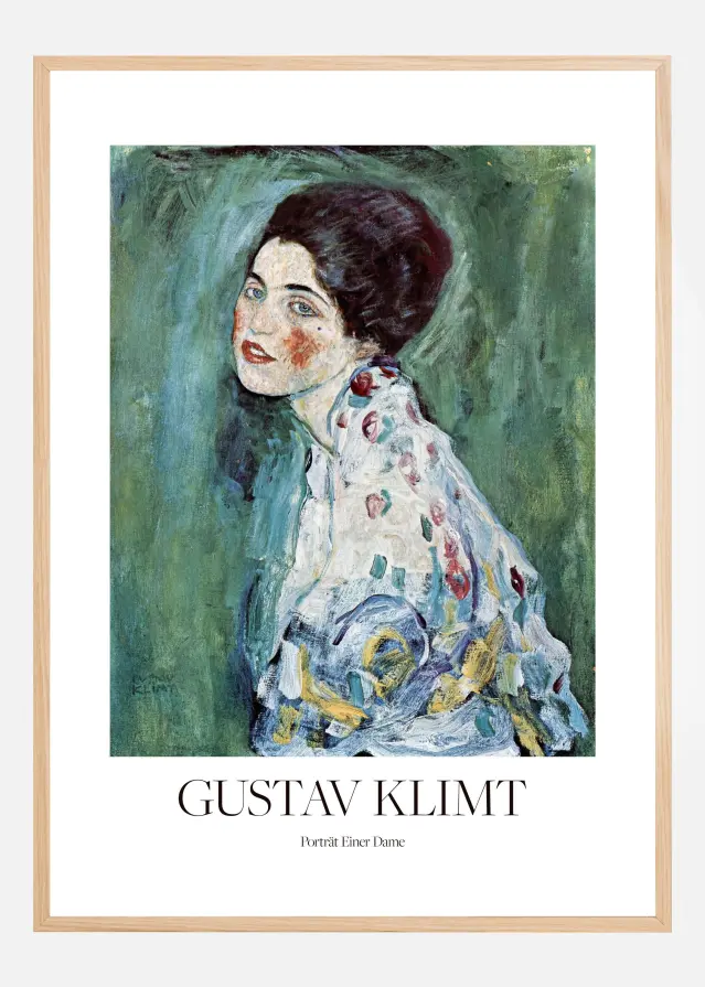 PortrAct Einer Dame (1916a1917) Juliste