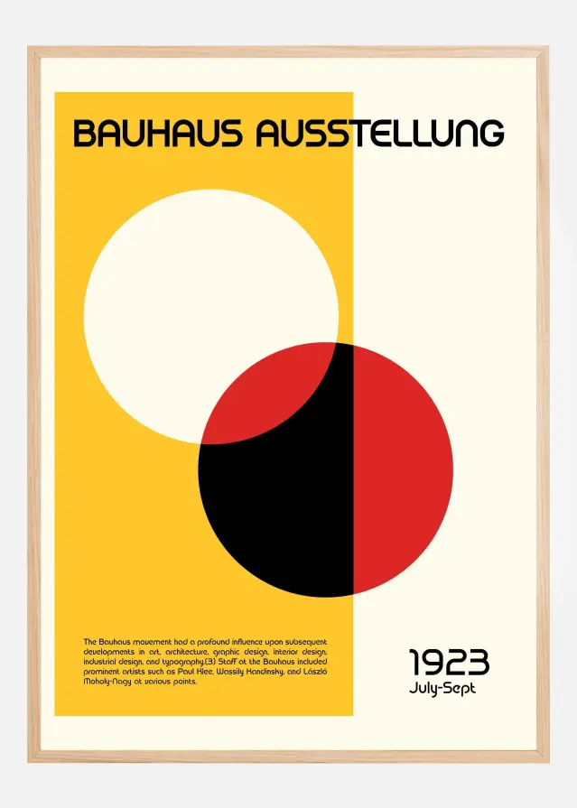 Bauhaus Ausstellung Juliste