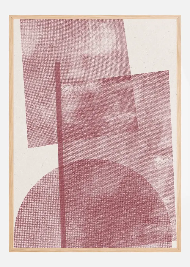 Paper Red Collage No.4 Juliste