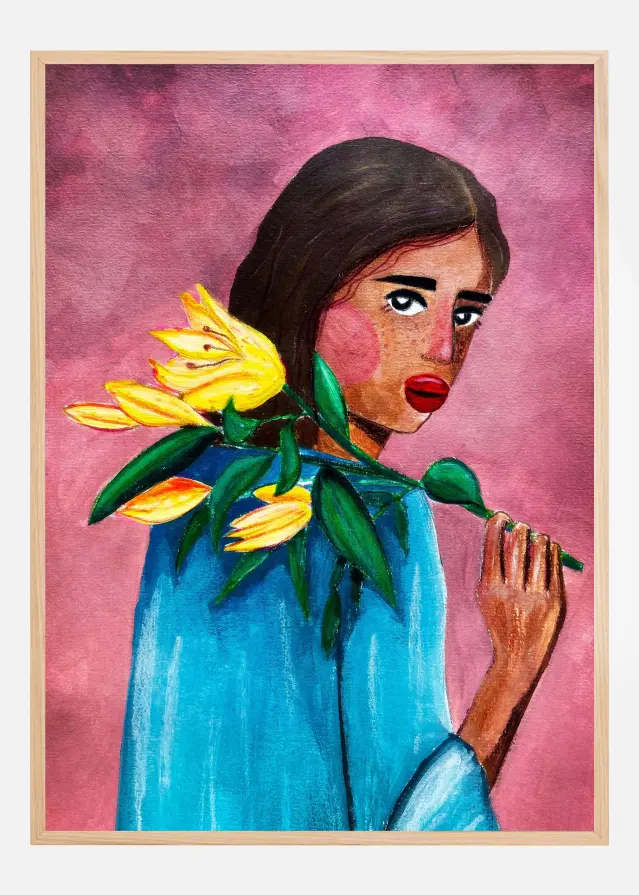 Woman With Lily Juliste