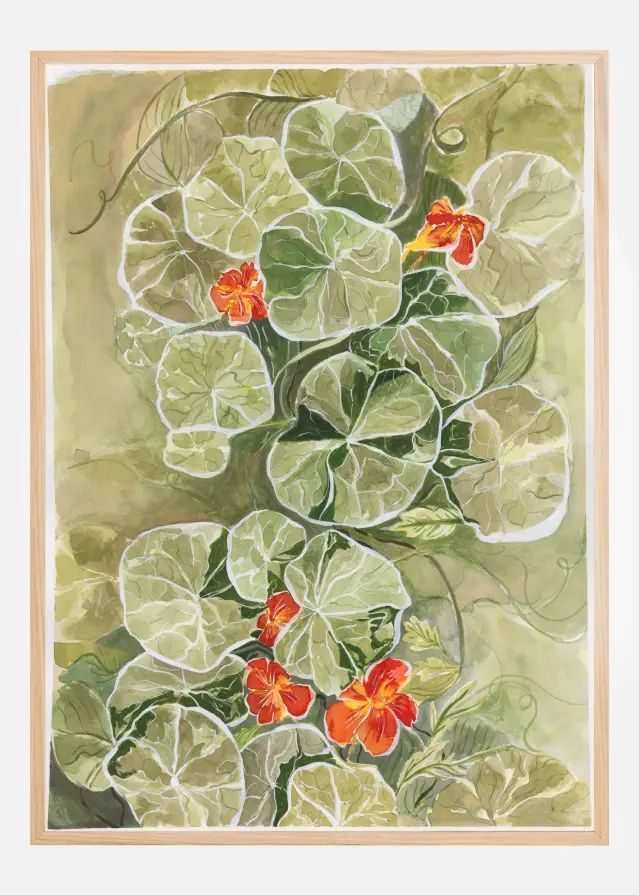 Nasturtium Tapestry Juliste