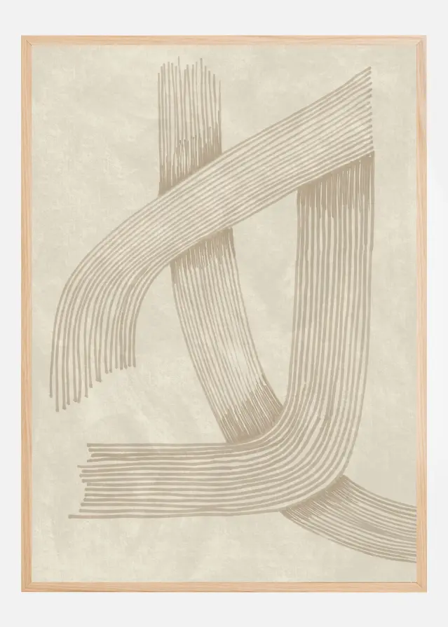 Abstract Sophisticated Line 01 Juliste