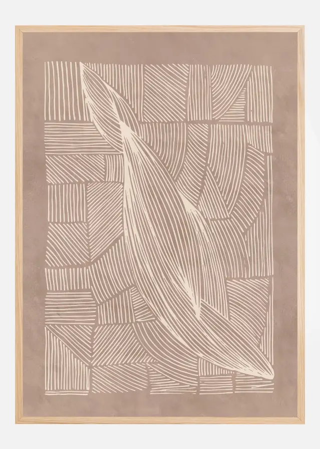 Abstract Irregular Lines Juliste