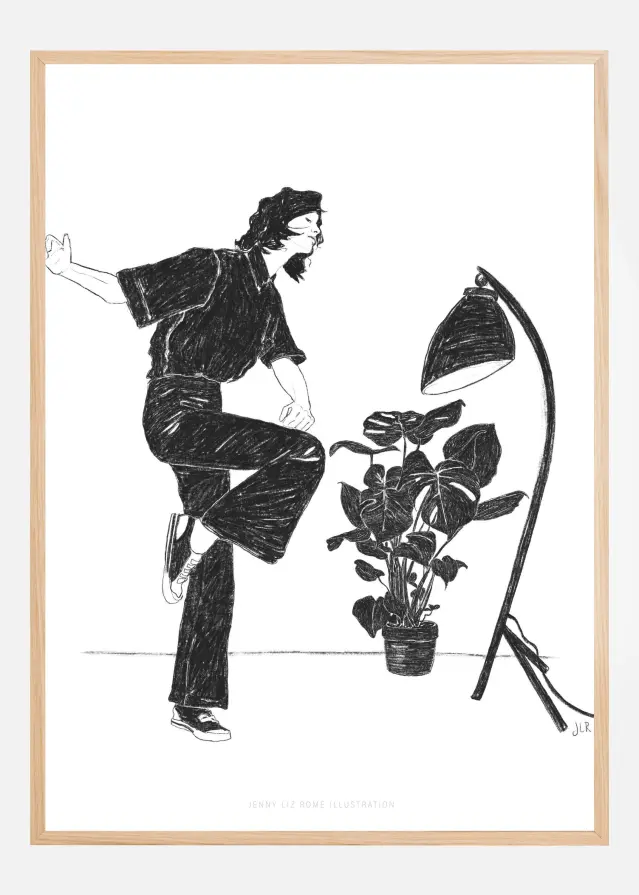 Jlr Dancingathome4 Blackandwhite Copy Juliste