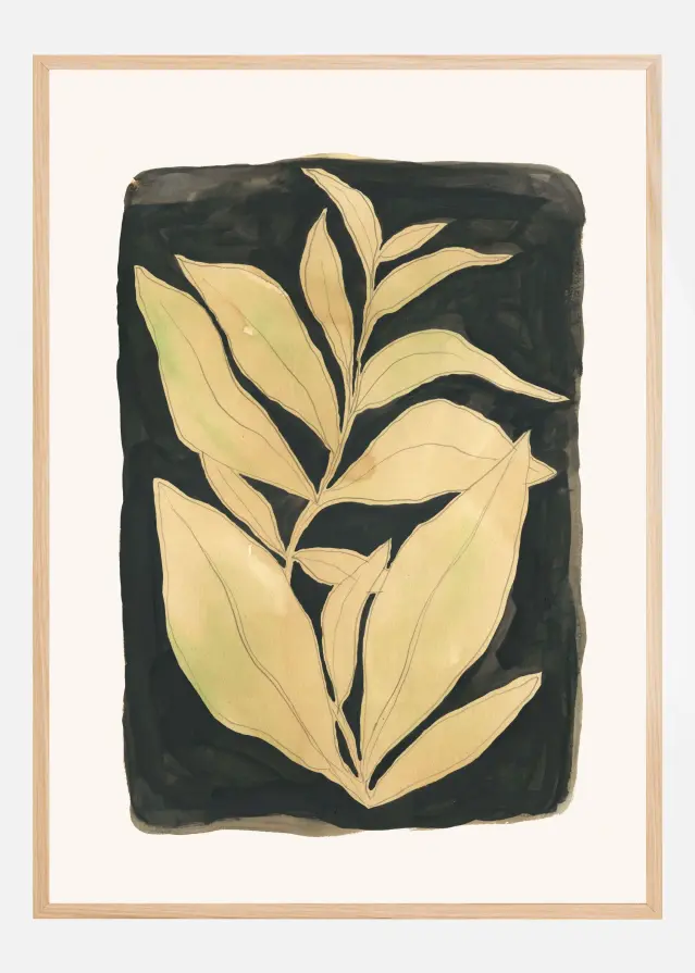 Foliage noir N.2 Juliste