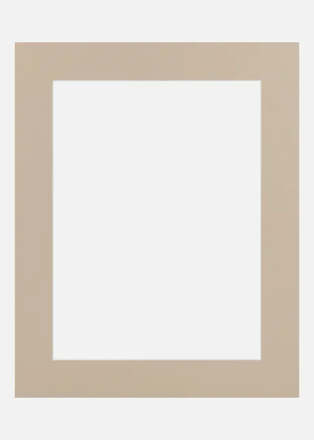 Passepartout Fossil (Valkoinen keskus) 50x70 cm (39x59)